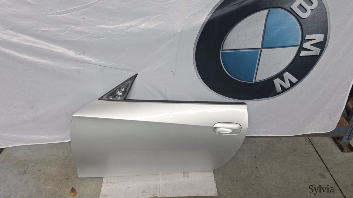 Deur portier links BMW Z4 E85 E86 Titansilber metallic 354 4, -, Utilisé, Porte, -