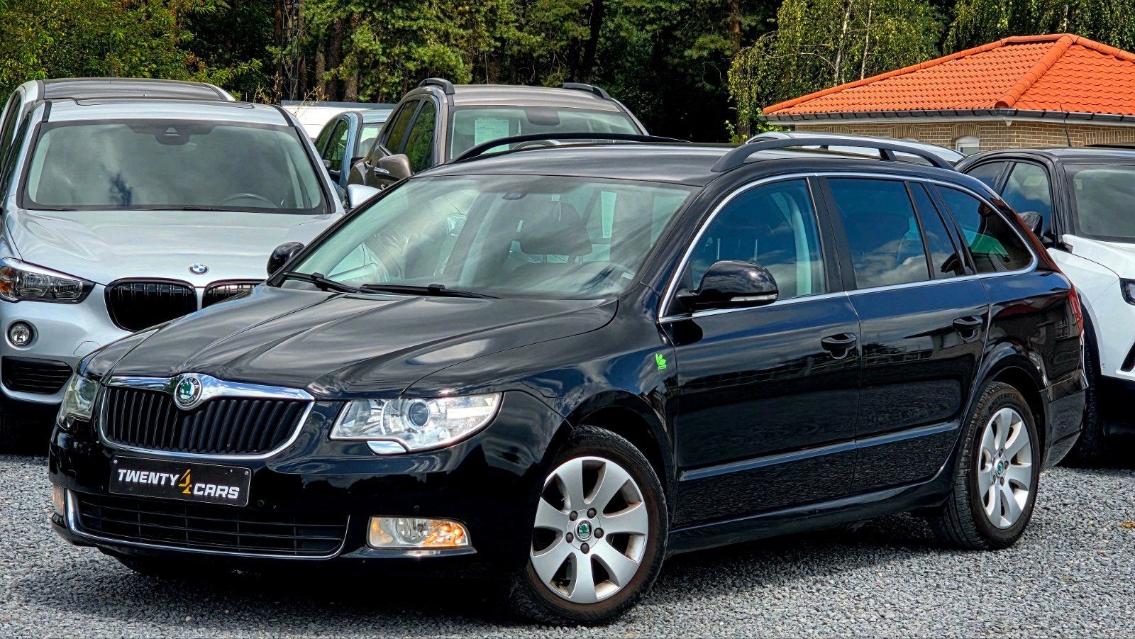 Skoda Superb Airco ZetelV Break Manueel Navigatie, Autos, Achat, Entreprise, Boîte manuelle, Noir