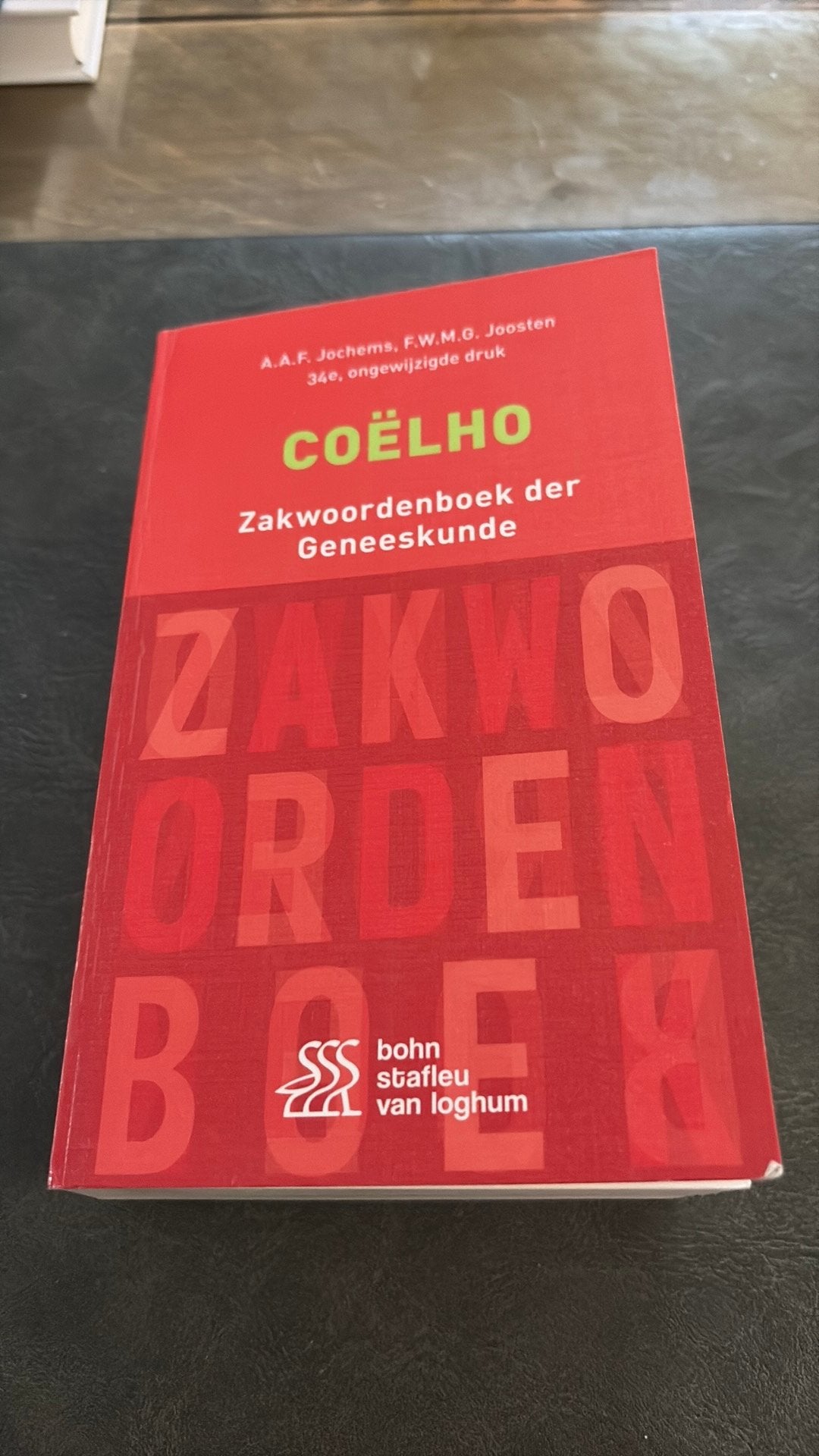F.W.M.G. Joosten - Coëlho Zakwoordenboek der Geneeskunde, Boeken, Ophalen of Verzenden, F.W.M.G. Joosten; A.A.F. Jochems