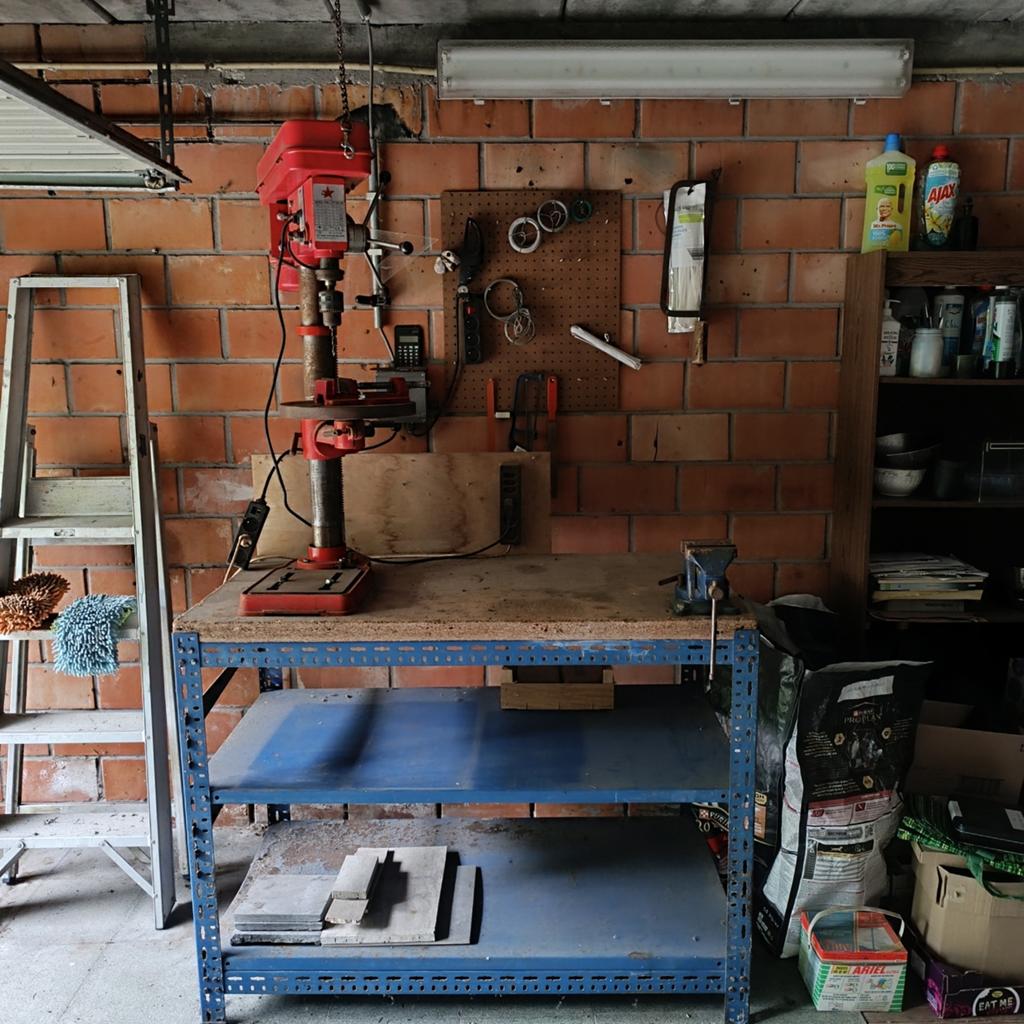 “Kolomboormachine Star Tools 550W + zware werkbank”, Enlèvement