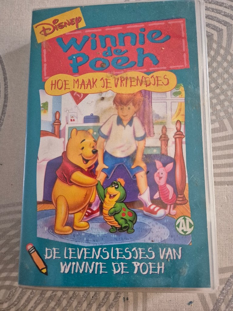 Winnie de Poeh Hoe maak je vriendjes, Gebruikt, Tekenfilm, Alle leeftijden, VHS