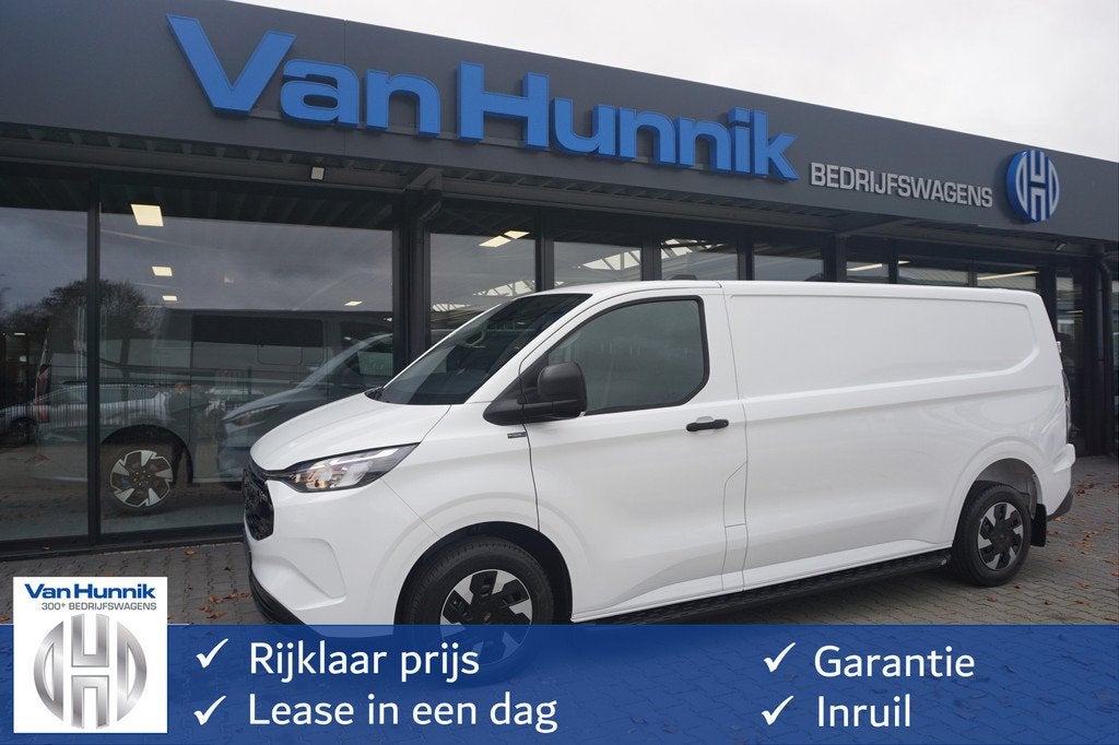 Ford Transit Custom 320L 2.5 PHEV Hybride 233PK JWR Edition!, Auto's, Bestelwagens en Lichte vracht, Gebruikt, 4 cilinders, Wit