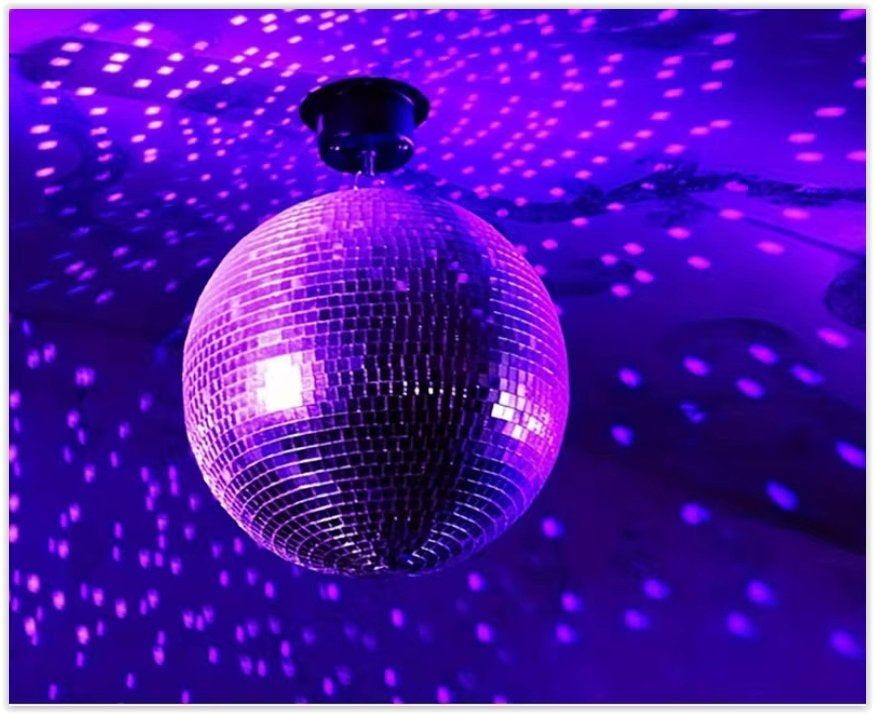 Boule à facettes disco pour fête, boule brillante, lumiè, Enlèvement ou Envoi, Neuf, Boule à facettes, Commande sonore