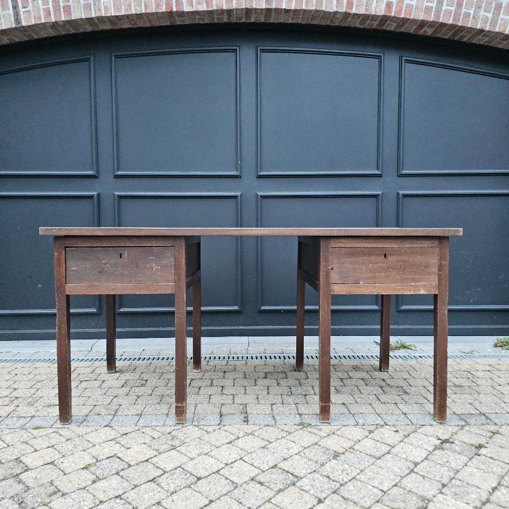 Bureau/table de travail en bois - profession créative, Maison & Meubles, Bureaux, Autres marques, Vintage, Enlèvement, Bureau-armoire combiné
