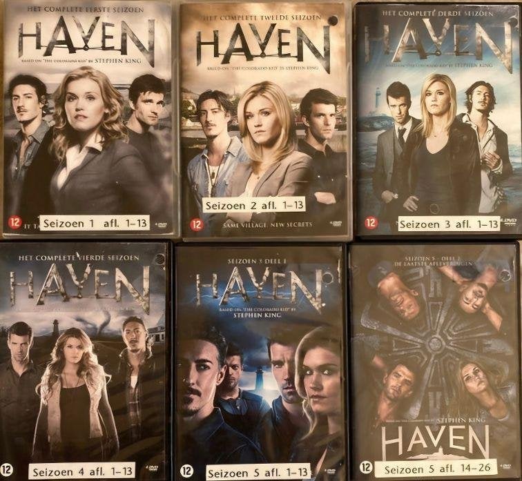 Haven - De Complete Serie Seizoen 1-5 DVD Boxset, Cd's en Dvd's, Dvd's | Tv en Series, Engels, Seizoen 1, Nederlands, Ophalen of Verzenden