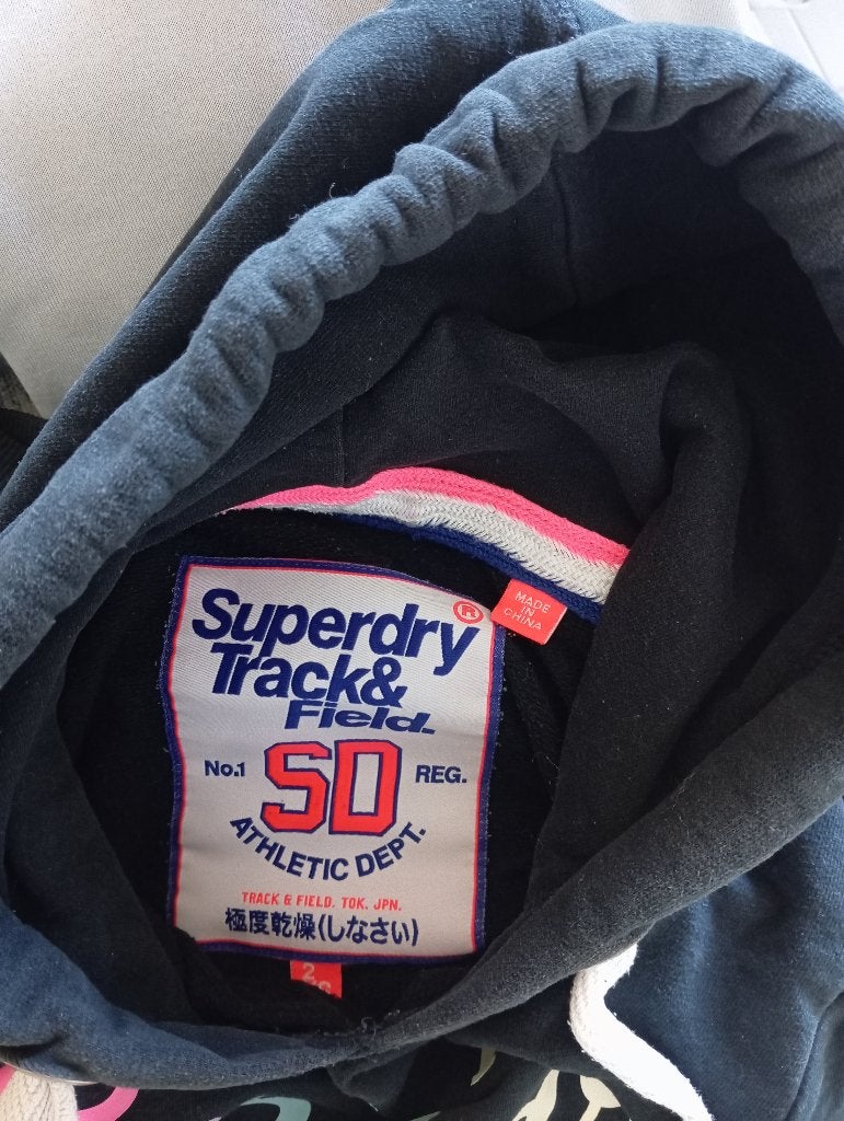 Superdry track field oodie, Ophalen, Zo goed als nieuw, Maat 34 (XS) of kleiner, Superdry