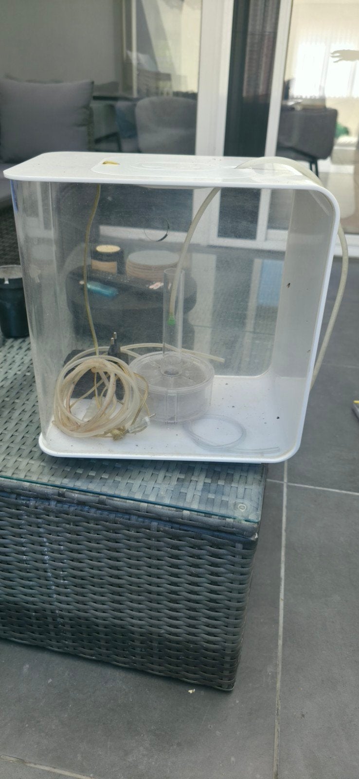 kleine aquariıum 20 liter, Ophalen