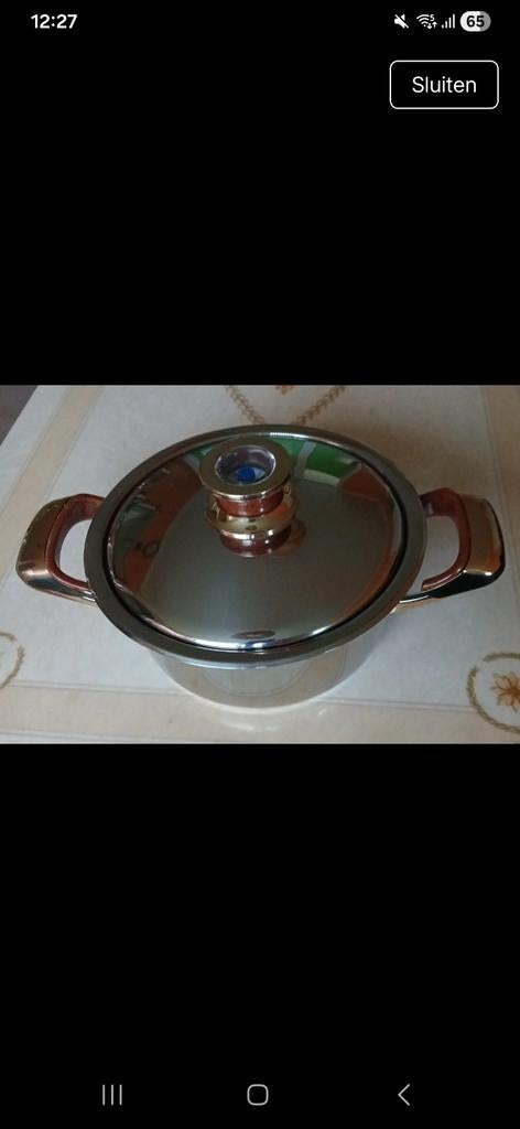 Pots en métal pour cuisiner, Neuf, Enlèvement ou Envoi, Plaques à induction, Autres matériaux