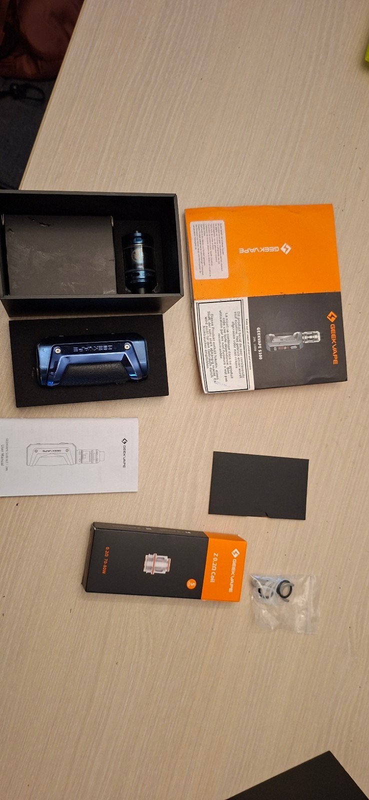 geekvape s100, Consoles de jeu & Jeux vidéo, Consoles de jeu | Nintendo DS, Enlèvement, Comme neuf, Bleu