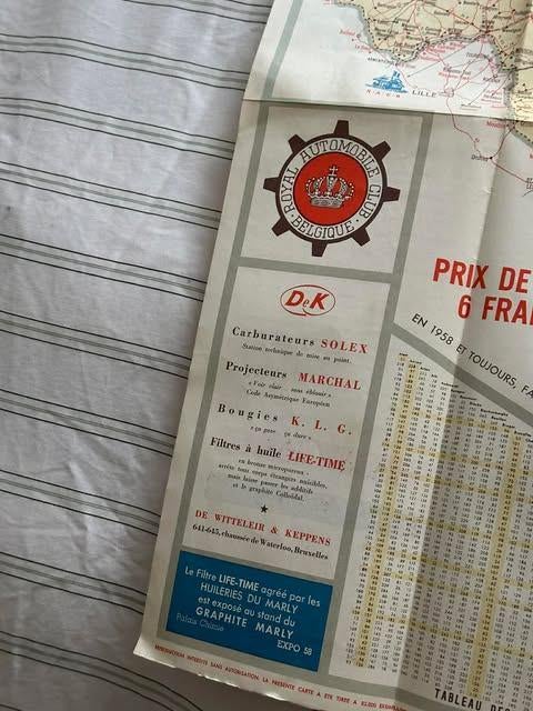 carte touristique et etat des routes Belgique, Boeken, Atlassen en Landkaarten, Ophalen of Verzenden, Nieuw, België, Landkaart