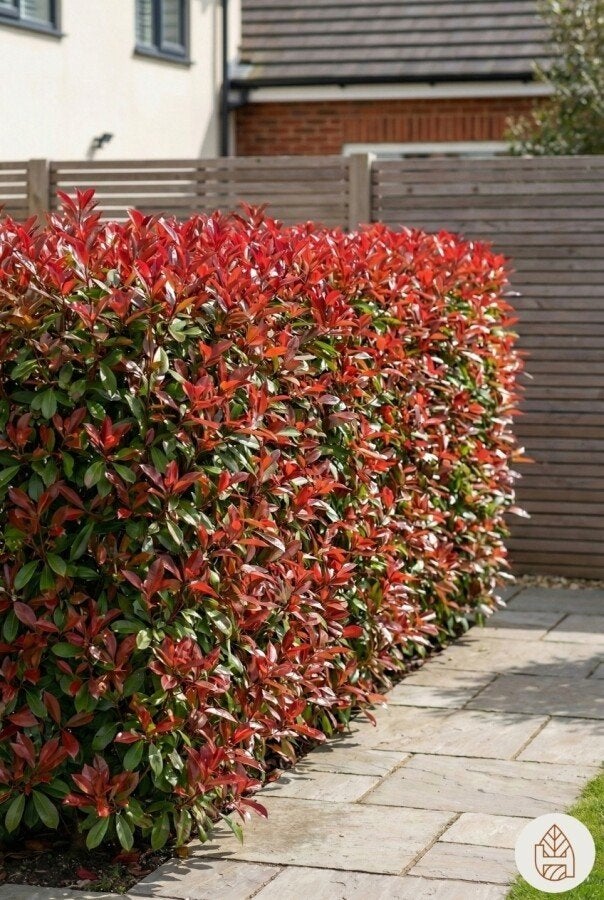 Photinia 'red robin' - glansmispel, Tuin en Terras, Ophalen, Laurier, Haag