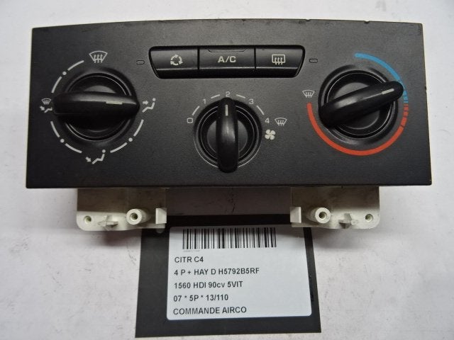 PANNEAU DE COMMANDE CLIMATISATION Citroën C4 Berline (LC), Citroën, Kontakt-citroen@citroen.com, Utilisé, Citroën Deutschland GmbH