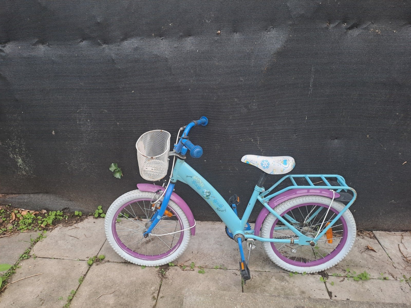 meisjes fiets, Ophalen