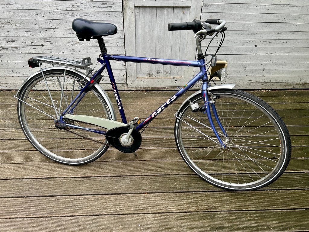 Stevige stads/studentenfiets, Fietsen en Brommers, Gebruikt, Velgrem, Versnellingen, 53 tot 57 cm
