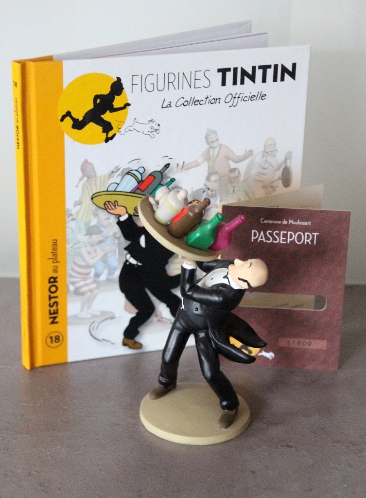 Moulinsart figurine n 18 Nestor Tintin Hergé Kuifje, Collections, Envoi, Tintin, Comme neuf