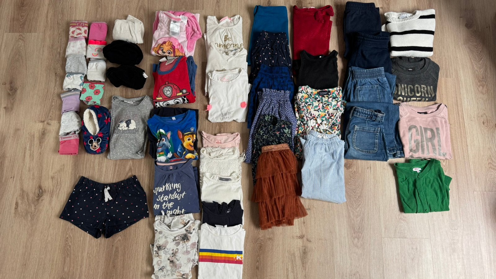 Kledingpakket meisje maat 122. Lot van 75 stuks., Enfants & Bébés, Vêtements enfant | Taille 122, Enlèvement ou Envoi, Utilisé