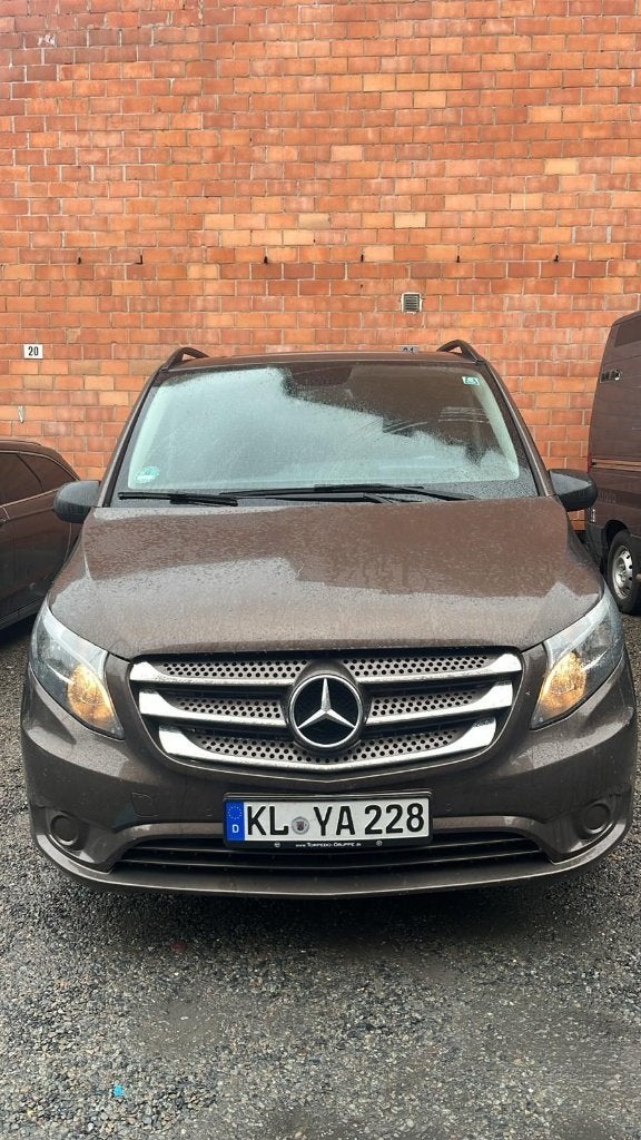 Mercedes Vito 2018 116 CDI extra lang, Auto's, Automaat, 4 deurs, Euro 6, Bruin