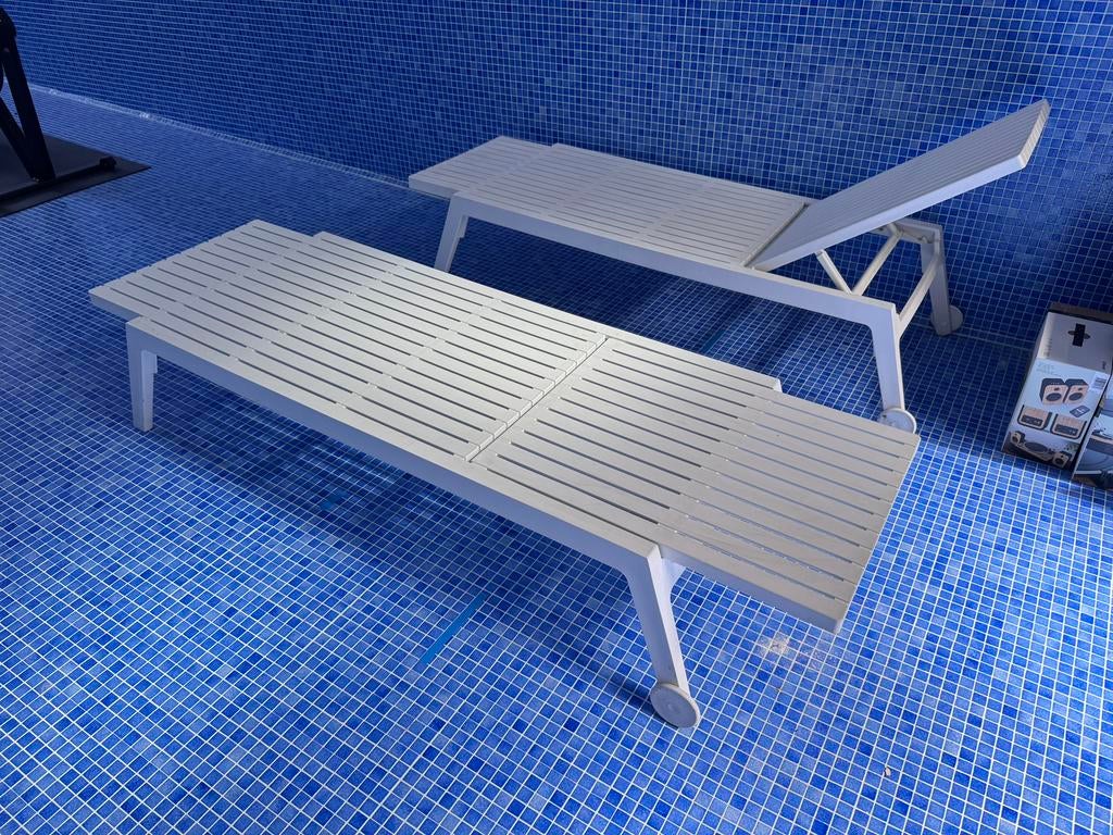 Vondom Vondom - Spritz Ligstoel / Ligzetel Design, Enlèvement, Utilisé, Synthétique, Mobile