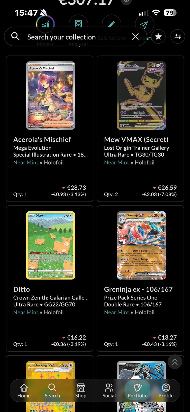Pokemon kaarten raw near mint, Hobby en Vrije tijd, Ophalen of Verzenden, Zo goed als nieuw
