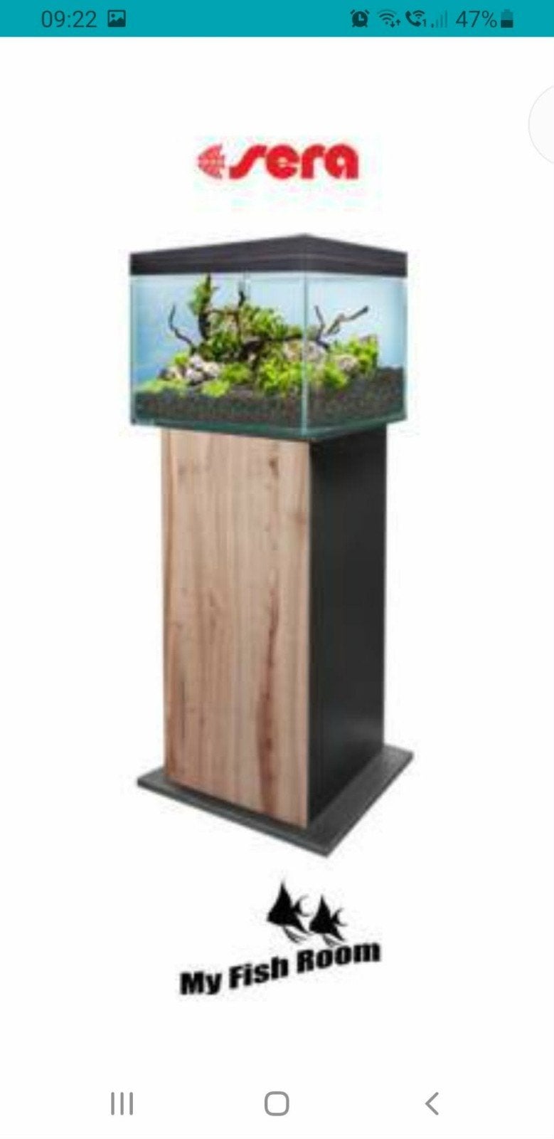 sera cube aqua set, Ophalen, Filter, Sera