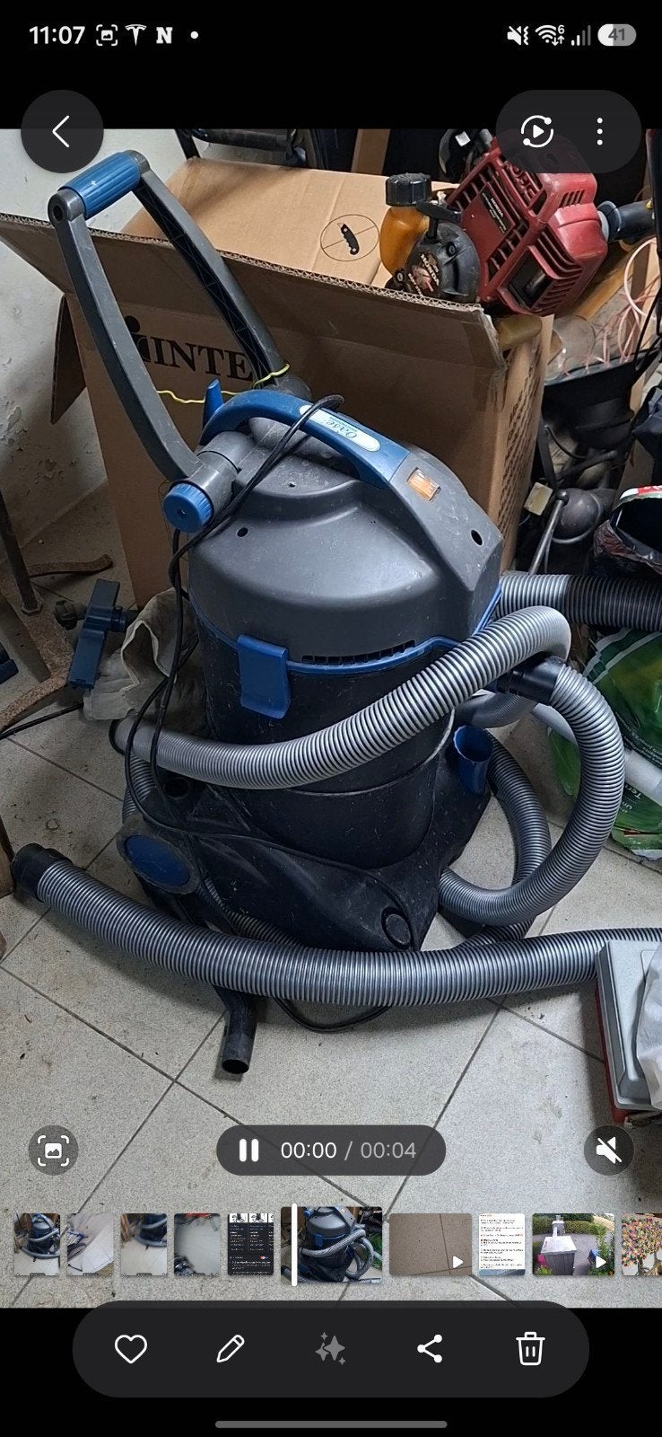 te koop vijverstofzuiger, Ophalen, Gebruikt