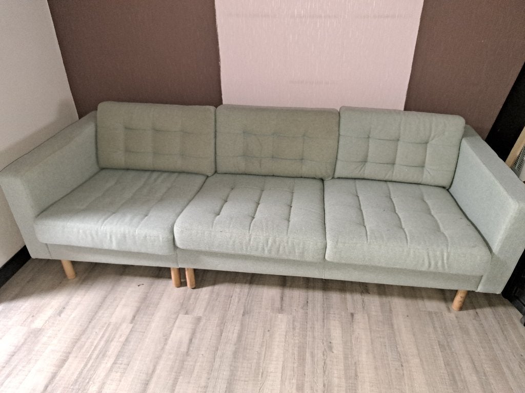 3zit zetel, Huis en Inrichting, Ophalen, Hout, Gebruikt, Driepersoons