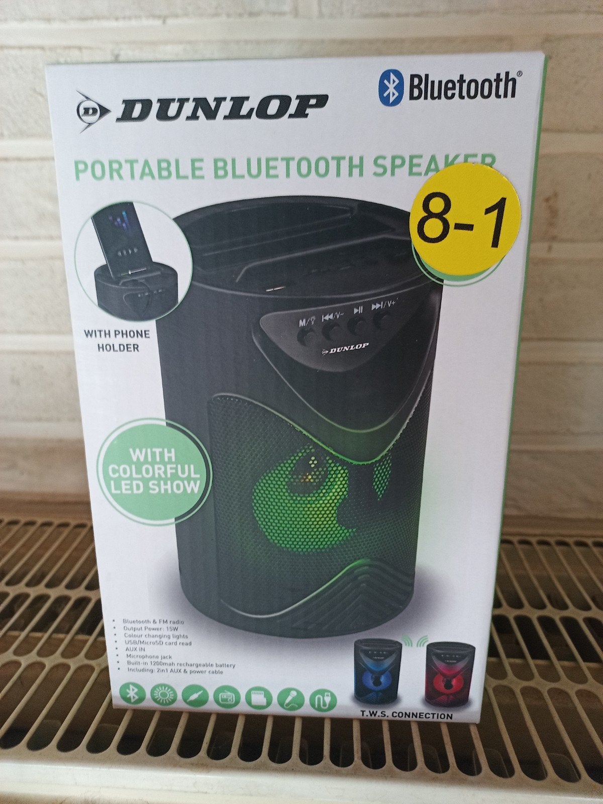 Dunlop bluetooth speaker, Ophalen, Nieuw, USB 2, Zonder harde schijf