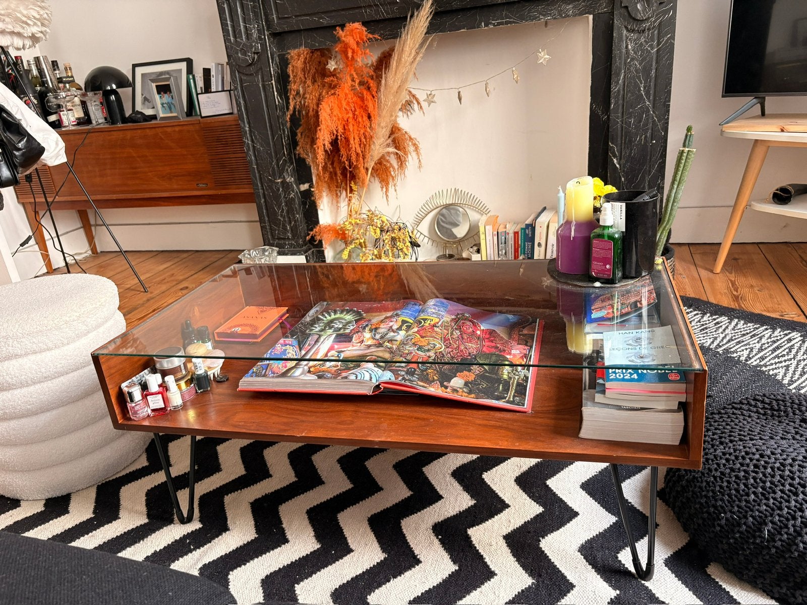 Table basse style vintage La Redoute, Maison & Meubles, Enlèvement, Comme neuf