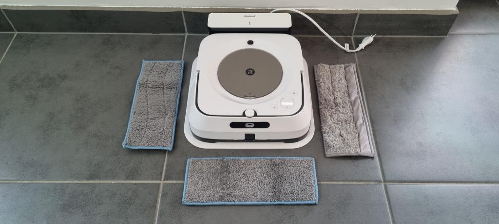 Braava jet m6, Ophalen, Gebruikt, IRobot, Dweilfunctie