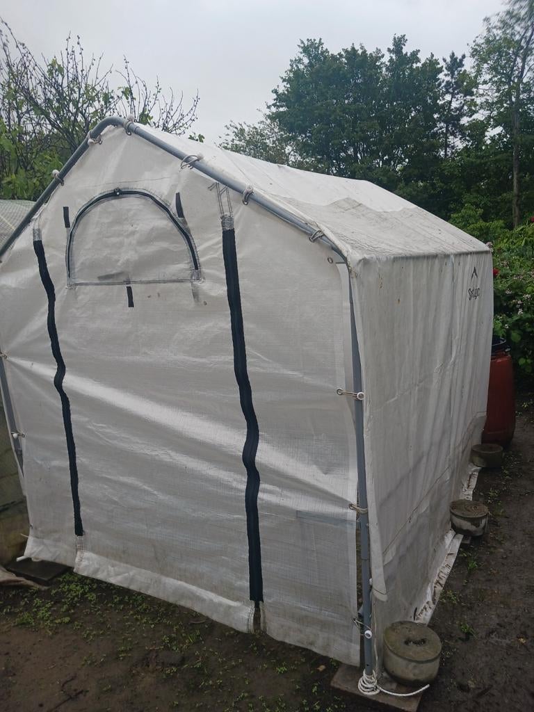 Moestuinkas, Tuin en Terras, Kassen, Ophalen, Overige materialen, Gebruikt, Kweekkas