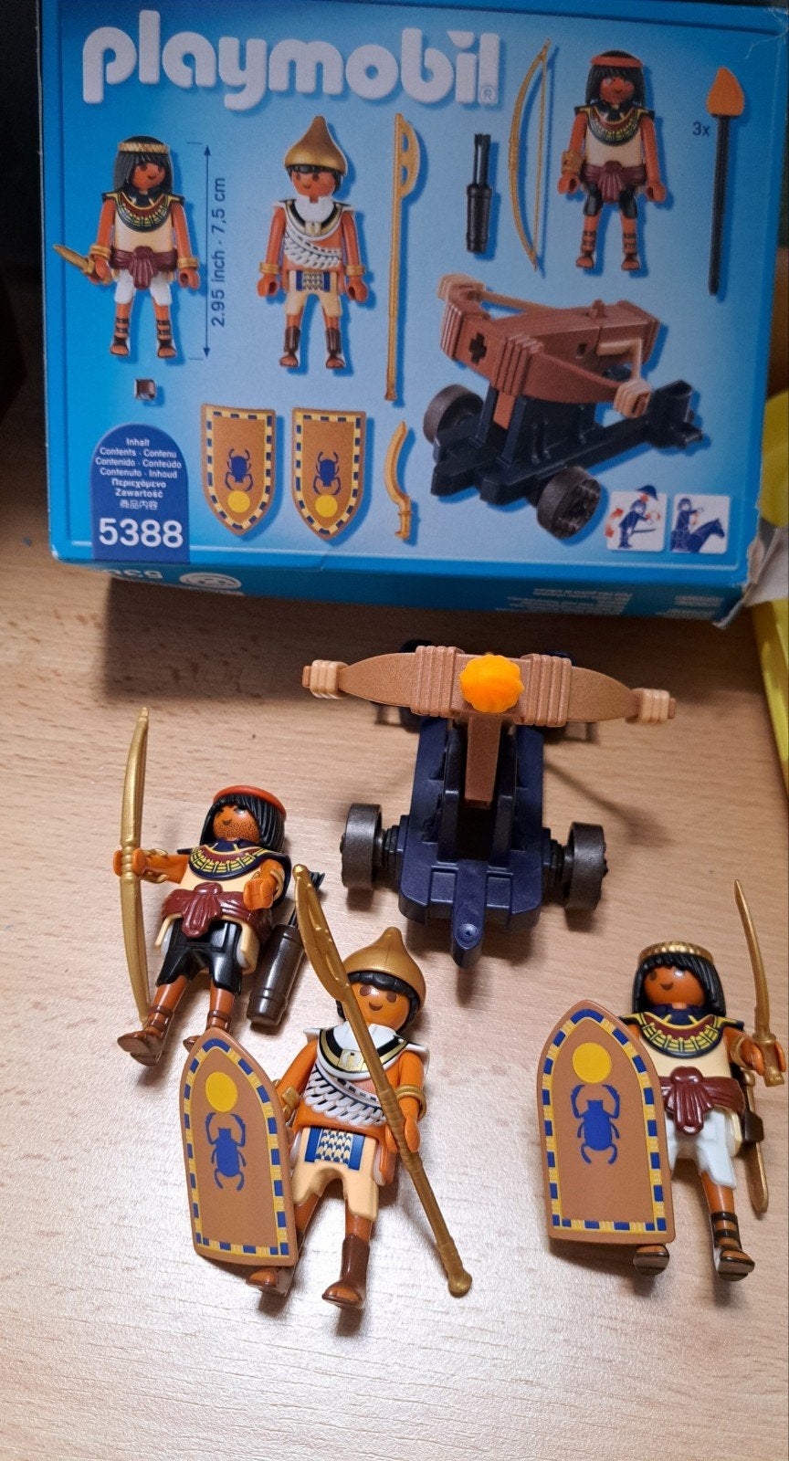 Playmobil soldats du pharaon 5388, Enlèvement