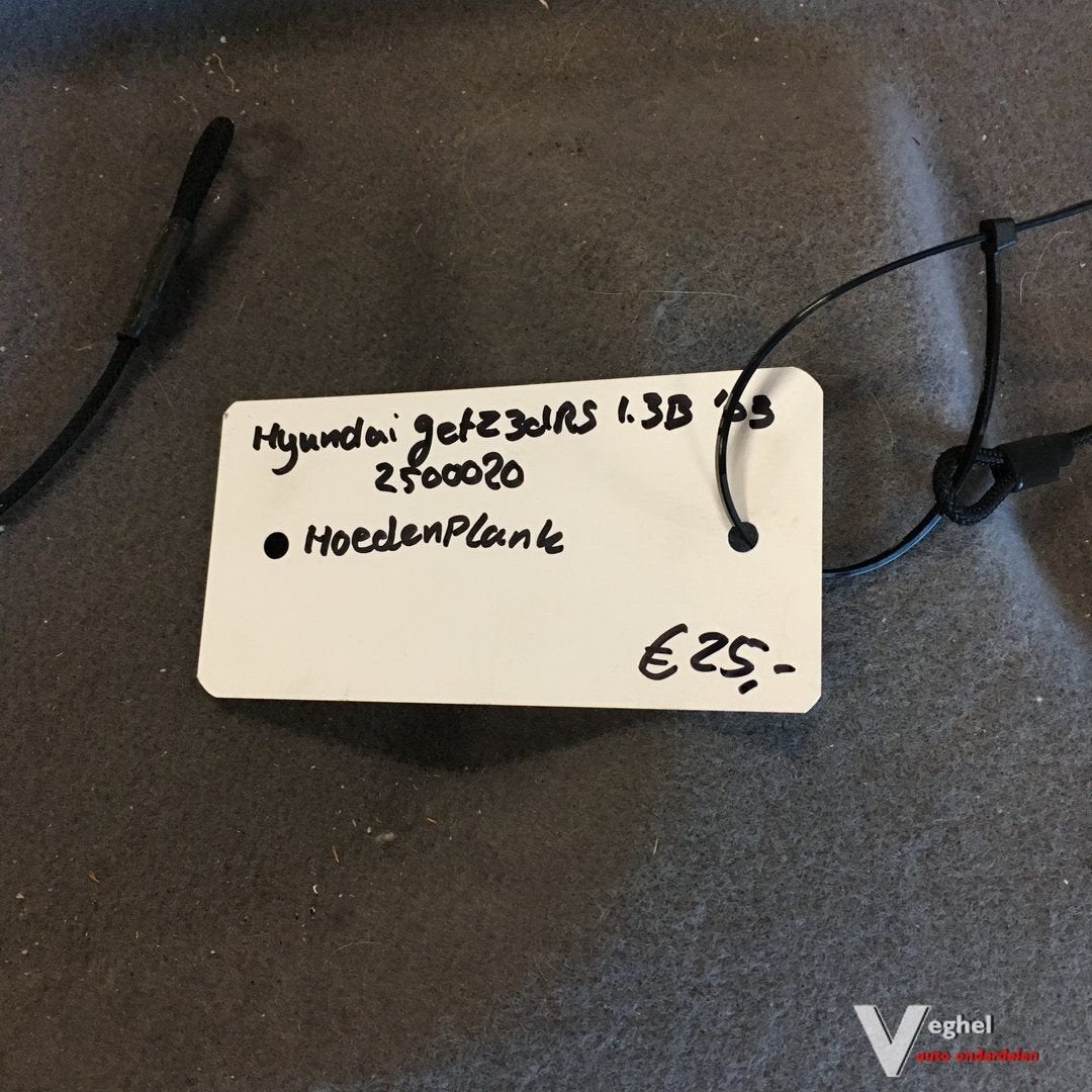 Hyundai Getz 1.3 B 3 drs 2003 Wagennr 2500020 Hoedenplank, Gebruikt, -, -, Ophalen of Verzenden