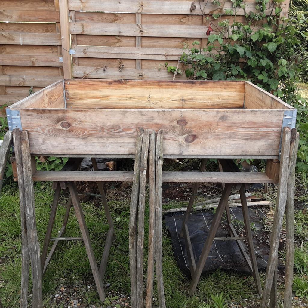 Jardinière, Bois, Pliant