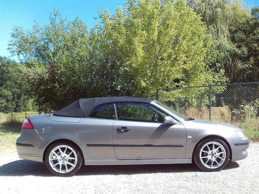 SAAB 9-3 Cabrio Benzine 150PK TURBO 1ste Hand 18"Alu LEDER, Autos, Cuir, Argent ou Gris, Achat, 110 kW