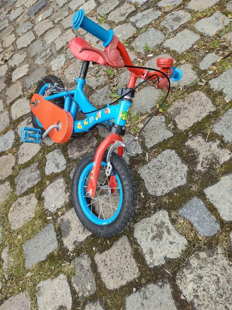 Kinderfiets Plop, Fietsen en Brommers, Ophalen, Gebruikt, Velgrem, Minder dan 16 inch