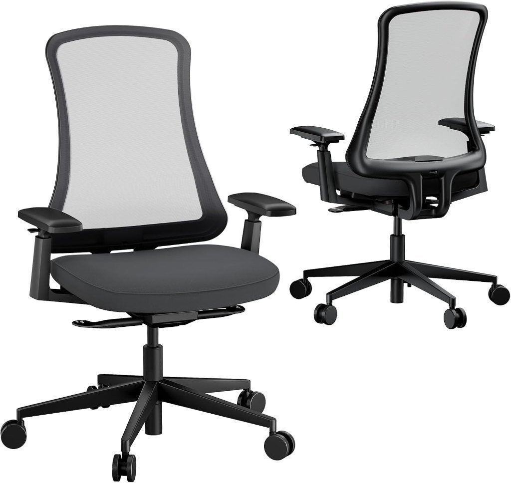 Bureaustoel Ergonomisch – Mesh – Verstelbaar – Zwart NIEUW, Huis en Inrichting, Zwart, Nieuw, Ophalen of Verzenden, Ergonomisch