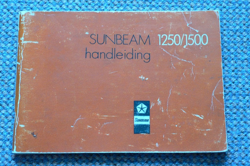 SUNBEAM 1250/1500 Handleiding, Ophalen of Verzenden