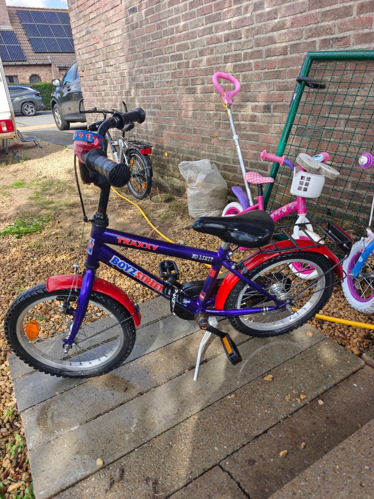 Kinderfiets met bagagedrager, Fietsen en Brommers, Ophalen
