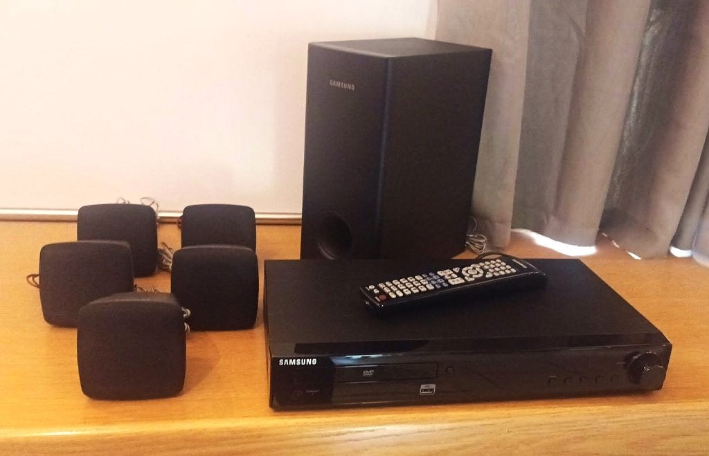 Home cinema Samsung HT Z120, Gebruikt, 70 watt of meer, 5.1-systeem, Dvd-speler