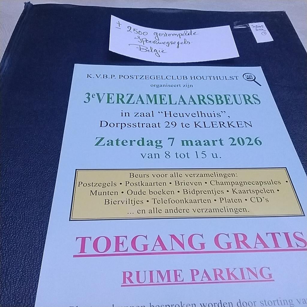 Belgique : 2500 timbres de chemin de fer estampillés, Enlèvement ou Envoi
