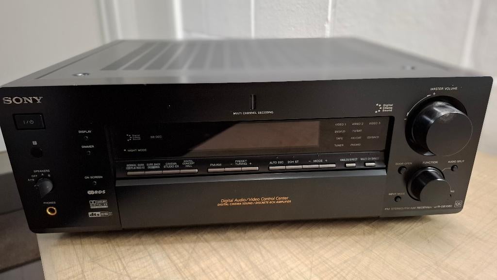 AMPLIFICATEUR NUMÉRIQUE MULTICANAL SONY STR-DB1080 QS, 60 à 120 watts, Comme neuf, Enlèvement, Stéréo