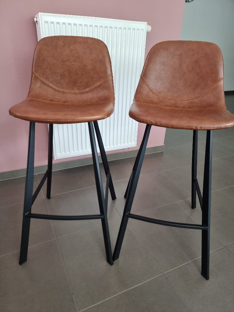 Barkruk, Huis en Inrichting, Barkrukken, Ophalen, Gebruikt, 60 tot 90 cm, Metaal