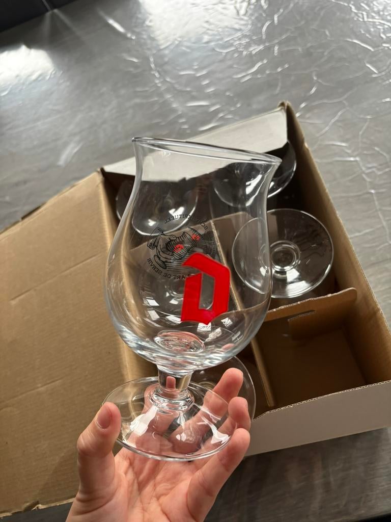 Duvel glazen, Ophalen, Zo goed als nieuw