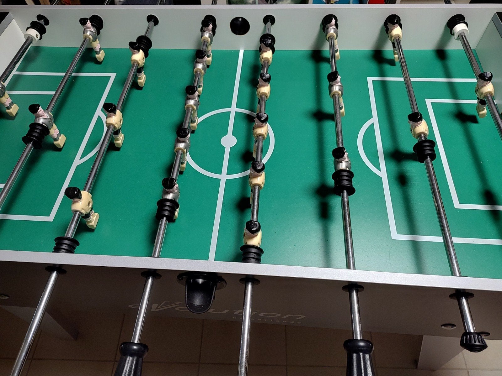 Garlando Evolution voetbaltafel, Ophalen
