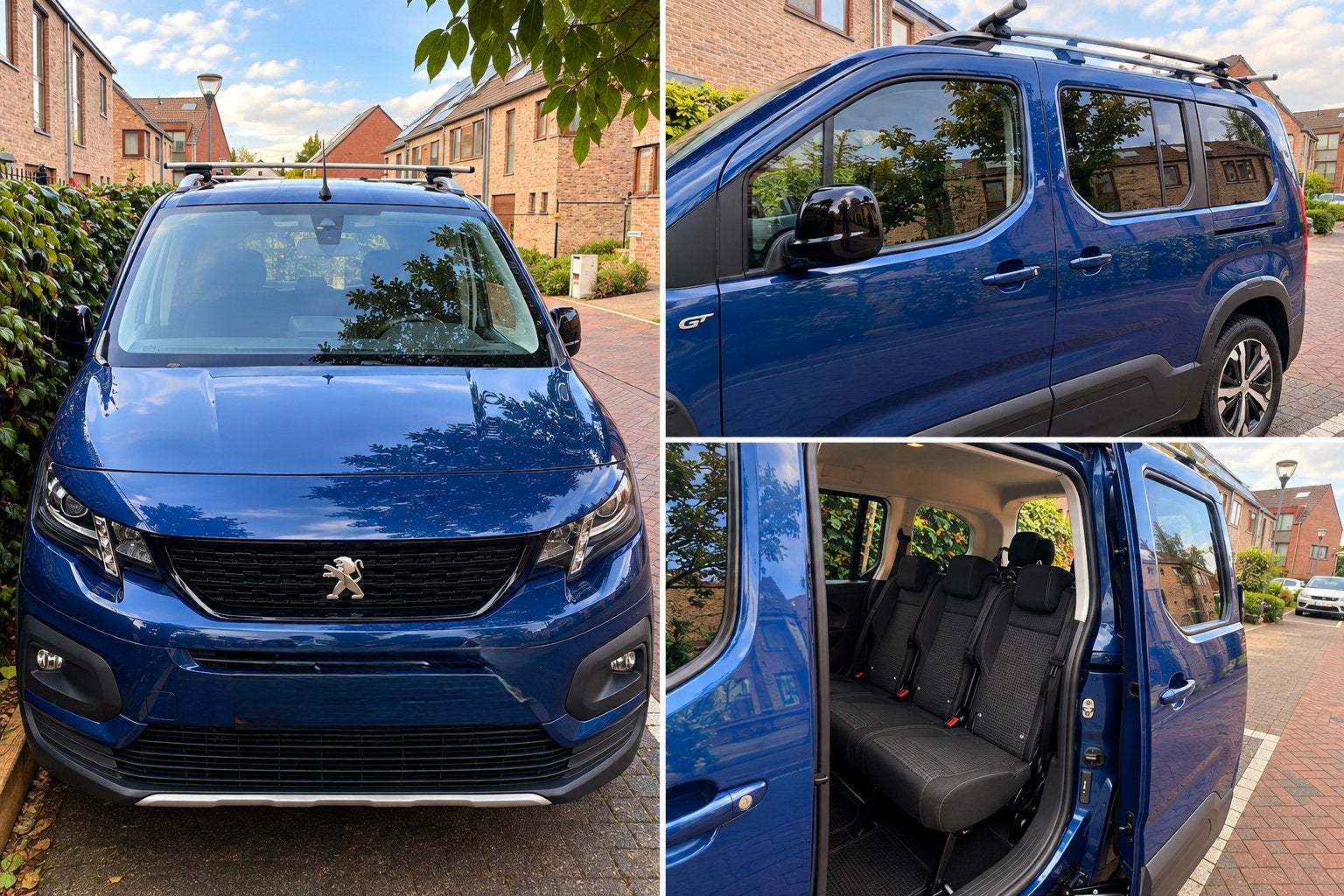 Peugeot Rifter Diesel 7 zitplaatsen, Auto's, Voorwielaandrijving, Euro 6, 4 cilinders, Blauw