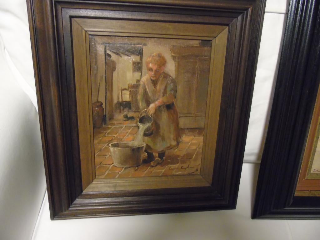 Peinture originale Leon Engelen (pas de reproduction ! !), Enlèvement