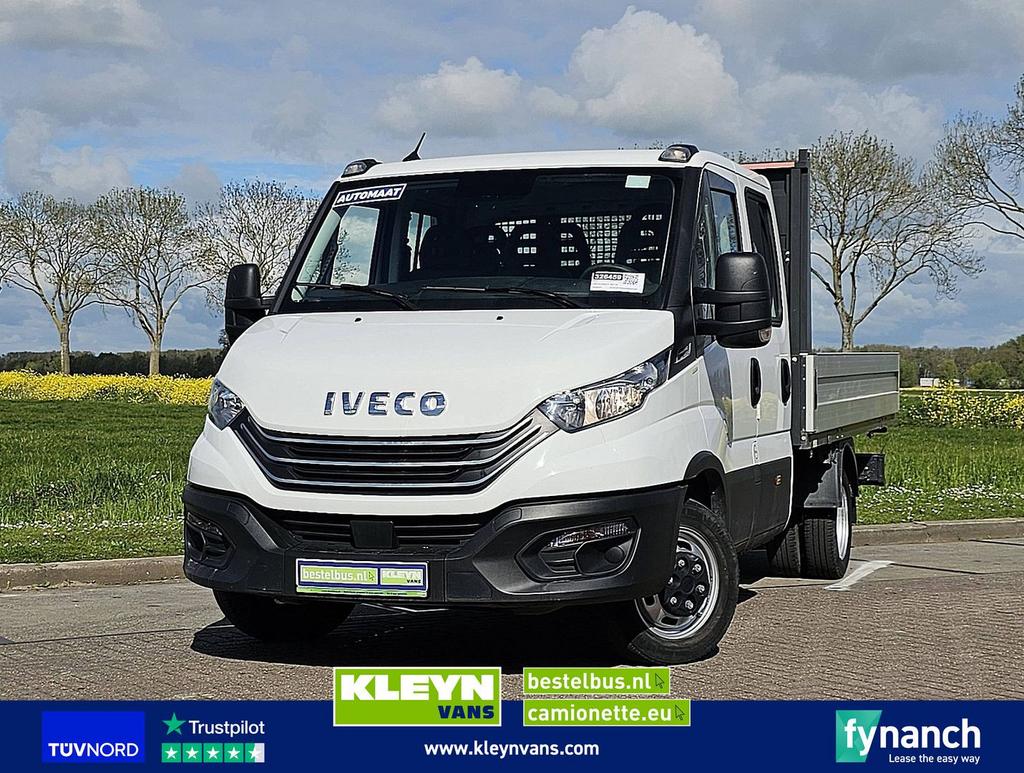 Iveco DAILY 35C14 Dub.Cab Open-Laadbak, Auto's, Iveco, Wit, Bedrijf, Te koop