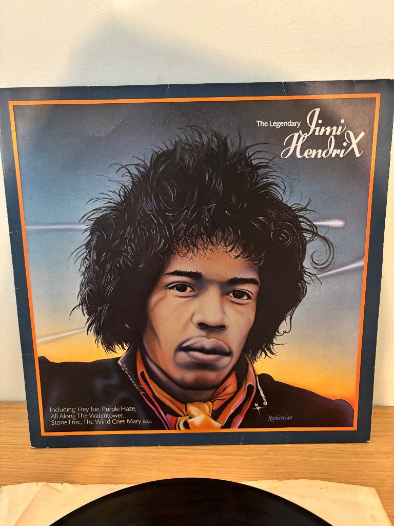 LP - the legendary Jimi Hendrix, Cd's en Dvd's, LP, Gebruikt, Hard Rock, Ophalen of Verzenden
