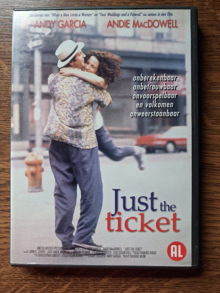 DVD - Just the ticket (Andy Garcia/Andie Macdowell), Ophalen of Verzenden