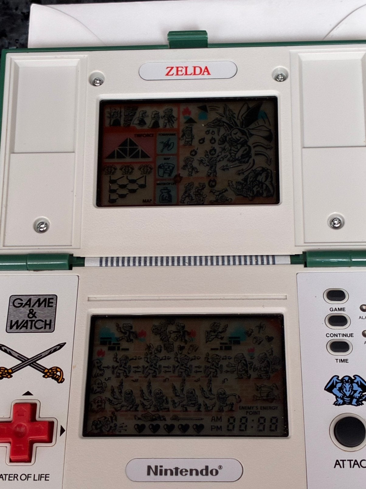 Nintendo Game&Watch Zelda ZL-65 1989, 1 speler, Ophalen, Gebruikt